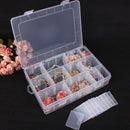 24 Slots Transparent Plastic Fishing Lure Box Fishing Tackle Storage Box
