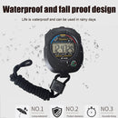 Electronic Digital Alarm Counter Stopwatch Portable Sports Running Chronograph