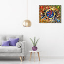 Frameless Oil Painting By Numbers Character Kit Hand Painted Canvas Wall Picture