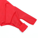 Billiards Three Fingers Glove Left Hand Billiard Glove Free Size (Red)
