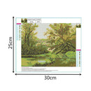 5D DIY Four Season Scenery Full Drill Diamond Painting Embroidery Craft(A)