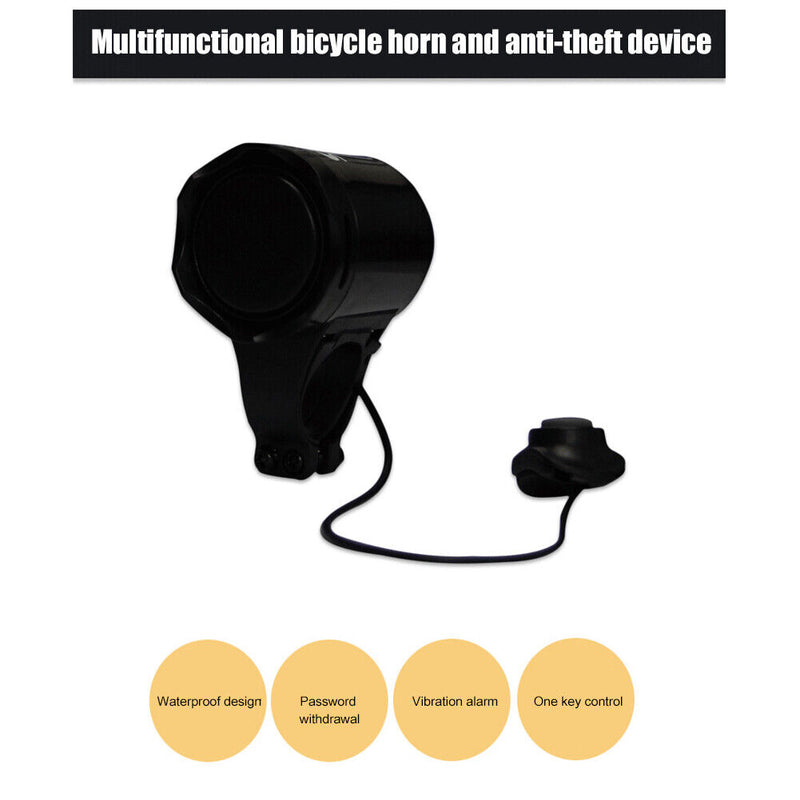 Loud High Decibel Password Alarm Ring Bell Safety Warning Anti-Theft Alert Horn