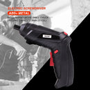 Electric Screwdriver Rechargeable Power Drill Screw Installation (Black) Newly