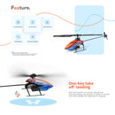 #A WLtoys K127 4CH 6-Axis Gyro Remote Control Aircraft Altitude Hold RC Helicopt