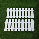 20*50CM Plastic Wooden Effect Lawn Border Edge Garden Edging Picket Fencing