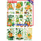 Window Clings Decals Hat Gnome Irish Stickers for Holiday Ornaments (9 Sheets)