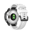 20mm Silicone Watch Band for Garmin Fenix 7S Sports Bracelet Strap (White) Newly