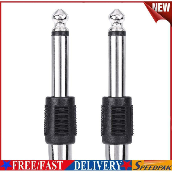 4pcs RCA/AV Female to 6.35mm 1/4 Inch Male Mono Audio Adapters Connecters #F