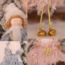 Cute Christmas Tree Pendant Gift Smiley Angel Ornament Christmas Decorations