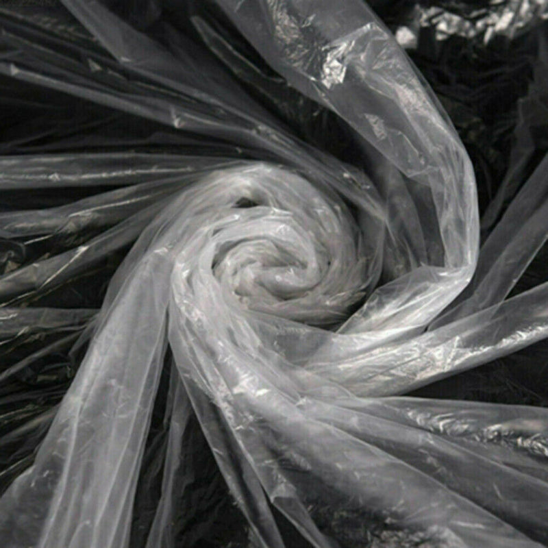 100Pcs Automotive Disposable Plastic Seat Cover General Transparent Seat Cover