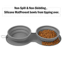 Slow Feeder Bowls Collapsible Pet Bowls Dog Cat Water Food Bowls Dog Bowls
