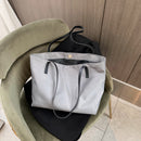 Fashion Big Capacity Shoulder Bag Nylon Handbag Female Solid Color Shopping Tote