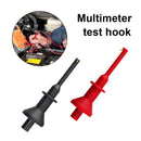 2pcs Test Hook 4mm Banana Jack Telescopic Flexible Probe High Current Hand Tools