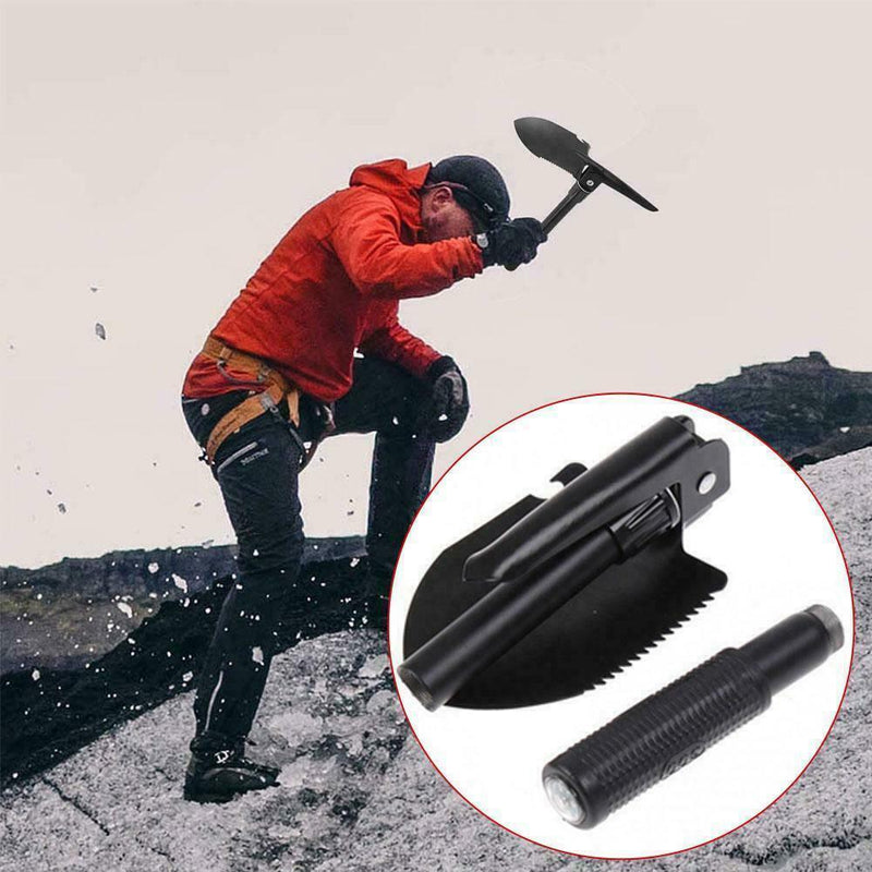 Military Portable Folding Shovel Survival Spade Outdoor Tools For Camping Y9J0