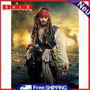 5D DIY Diamond Painting Kits Full Round Drill Captain Jack Mosaic Picture Wall