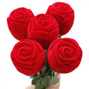 Wedding Valentine's Flower Red Rose Display Ring/Earrings/Pendant Jewelry Box