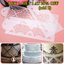 Baking Mould Cupcake Stencil Cake Lace Border Cake Decorating Tool Fondant Mold
