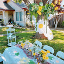 Birthday Decor Photo Props SunFlower Balloon Aluminum  Balloon Cute Daisy