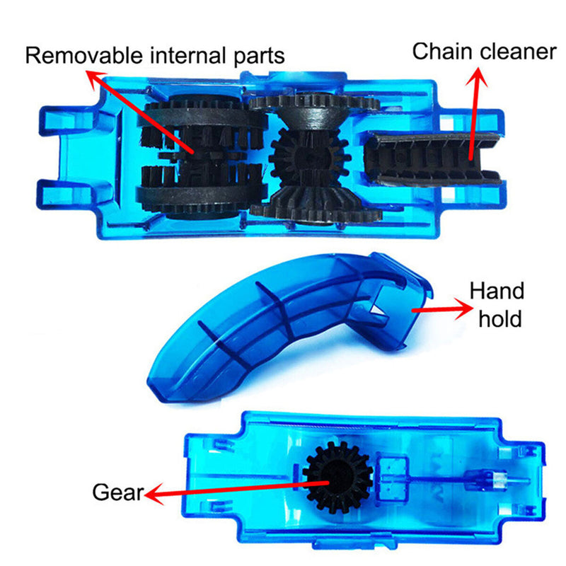 Bicycle Cleaning Kit - 4 Pieces Bicycle Chain and Drivetrain Cleaning Kit Newly