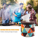 Camping Tissue Box Holder Toilet Paper Case Holder (Decorative Pattern) Newly