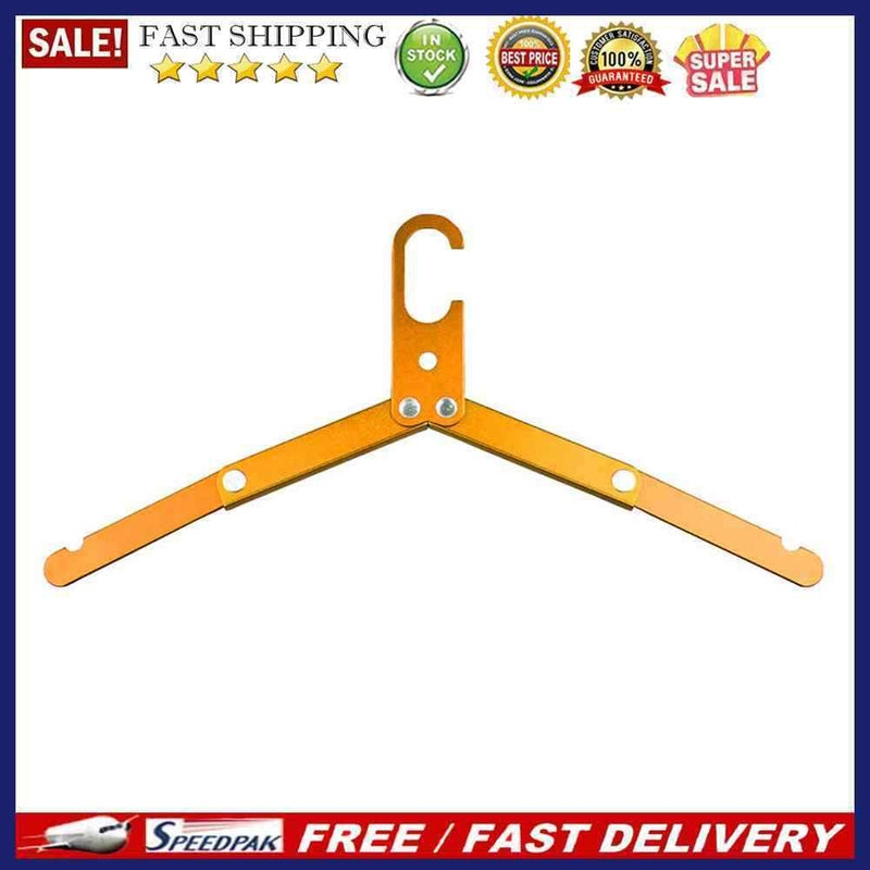 Portable Coat Clothes Hanger Travel Aluminum Alloy Folding Clothing Drying