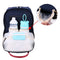 Pure Mummy Waterproof Diaper Handbag Large Maternity Backpacks (Dark Blue-256320