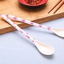 Flatware Children Porcelain Spoon Long Handle Coffee Sugar Melamine Scoop