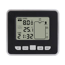 Ultrasonic Tank Liquid Depth Level Meter w/Temperature Alarm Water Level Gauge