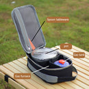 Thickened Outdoor Camping Picnic Cutlery Stove Organizer Gas Canister Holder Bag
