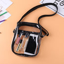 Unisex Fashion Transparent Small Shoulder Bag Casual Travel Beach Messenger Bags