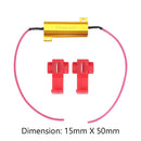 Harness Decoder Headlight Load Resistor Turn Signal 50W 6 ohm Load Resistor
