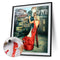 Dance Couple Oil Paint by Numbers Hand Painted Frameless Picture Home Ornament