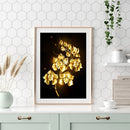 5D Diamond Painting DIY Art Drawing Golden Dyed Flower Full Round Drill Kit G