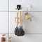 Rotated Kitchen Hooks Adhesive Wall Door Clothes Bag Hanger Racks (Black) Newly