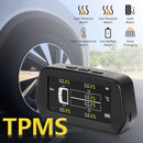Solar Truck TPMS Tire Pressure Monitoring System with 6 External Sensors Newly