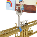 Portable Metal Trumpet Sheet Music Clip Clamp-On Musical Instrument Accessories