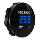 D3 Car Motorcycle DC 12-24V Digital Panel Voltmeter Voltage Meter (Blue) Newly