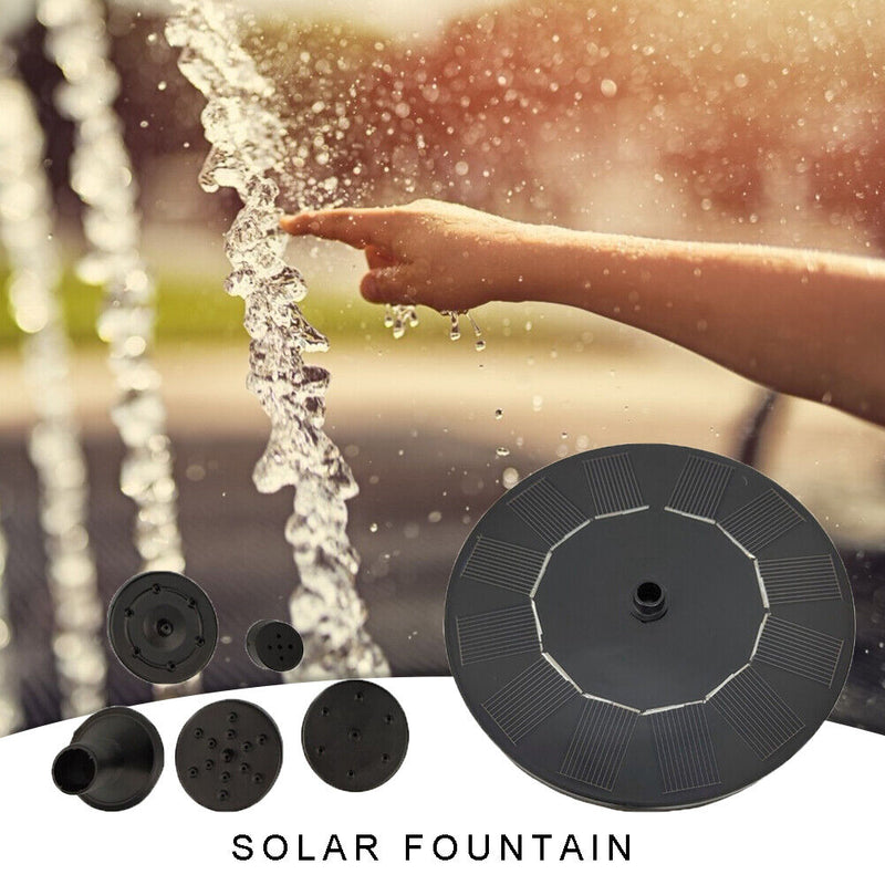 Solar Floating Fountain Outdoor Garden Pond Pool Decor Water Fountain Pump