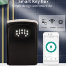 BOX02 Waterproof Smart Key Storage Box with Code Tuya APP Unlocking (Black)
