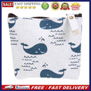 Women Fashion Korean Zipper Portable Key Coin Canvas Purse Wallet(Whale)