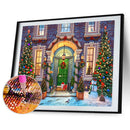 DIY Full Round Drill Diamond Painting 5D Christmas Festival Poster Kit