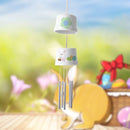 Lucky Wind Powered Musical Chime Hanging Decoration Happy Easter Wind Chime Kit