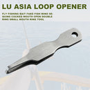 Multifunctional Fishing Line Cutter Nippers Lure Loop Ring Opener Pliers Newly