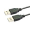 Practical USB 2.0 Male To Male Double Male Data Transfer Charger C7P5 Cord Q5V2