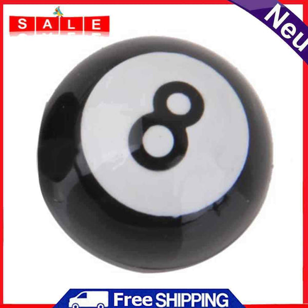 Bicycle Bike Billiards Pool 8 Ball Valve Schrader Stem Caps Tire Tyre Wheel Rims
