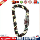 Fast Hang Buckle D-Ring Keychain Clip Safety Lock Climbing Carabiner (B)