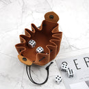 PU Leather Dice Bag Pouch with Drawstring Coin Purse DND Dice Storage Bags Newly