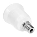 White E12, E27 Base LED Light Lamp Adapter Converter Screw Socket Lamp La