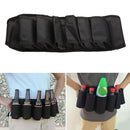 Portable Beer Drink Belt 6 Pack Holster Hanging Organizer Climbing Accessor