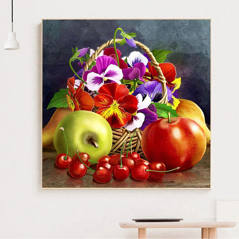 Diamond Painting 5D DIY Fruit Basket Full Round Drill Rhinestone Picture